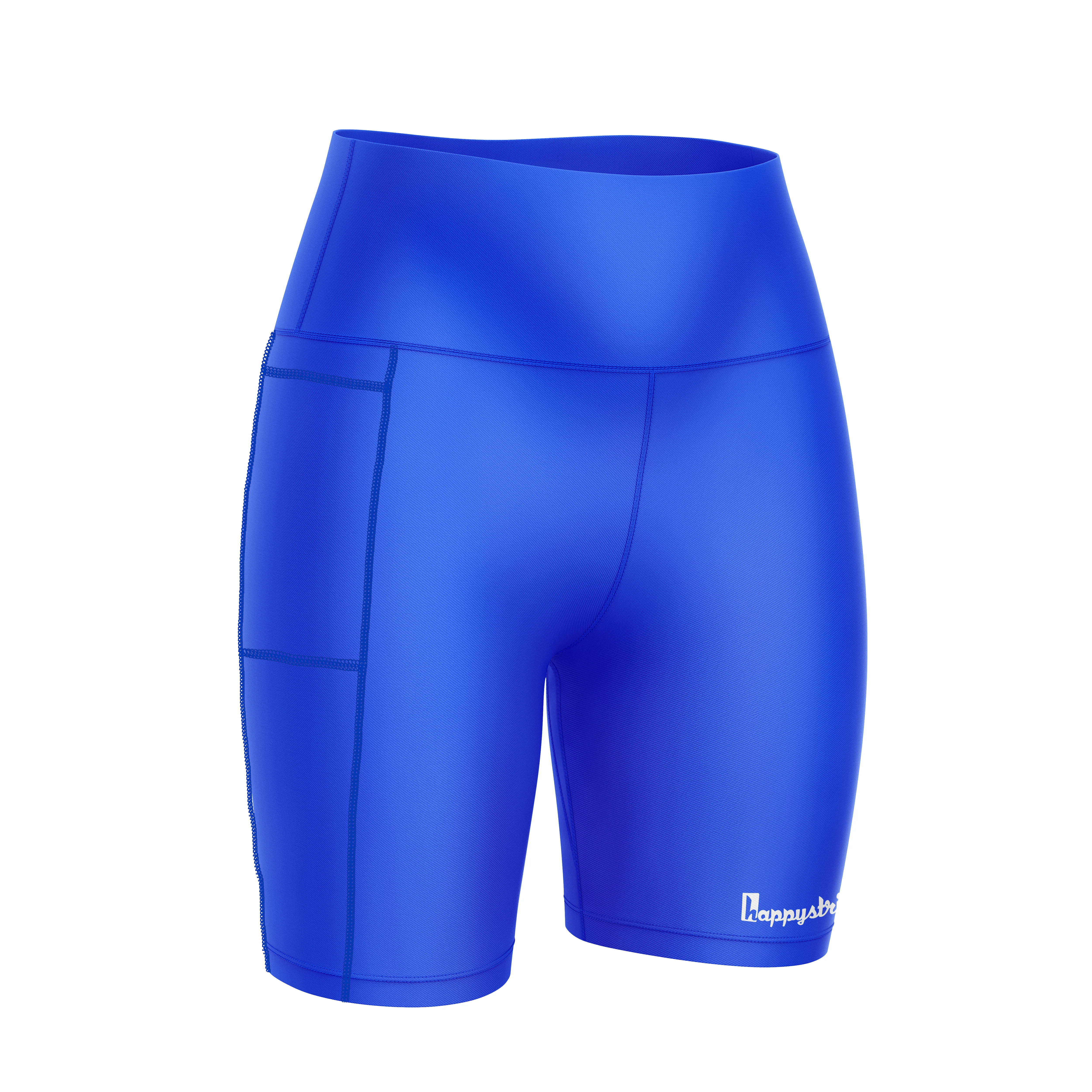 ''Basic b*tch'' blue fitted shorts - Image 5