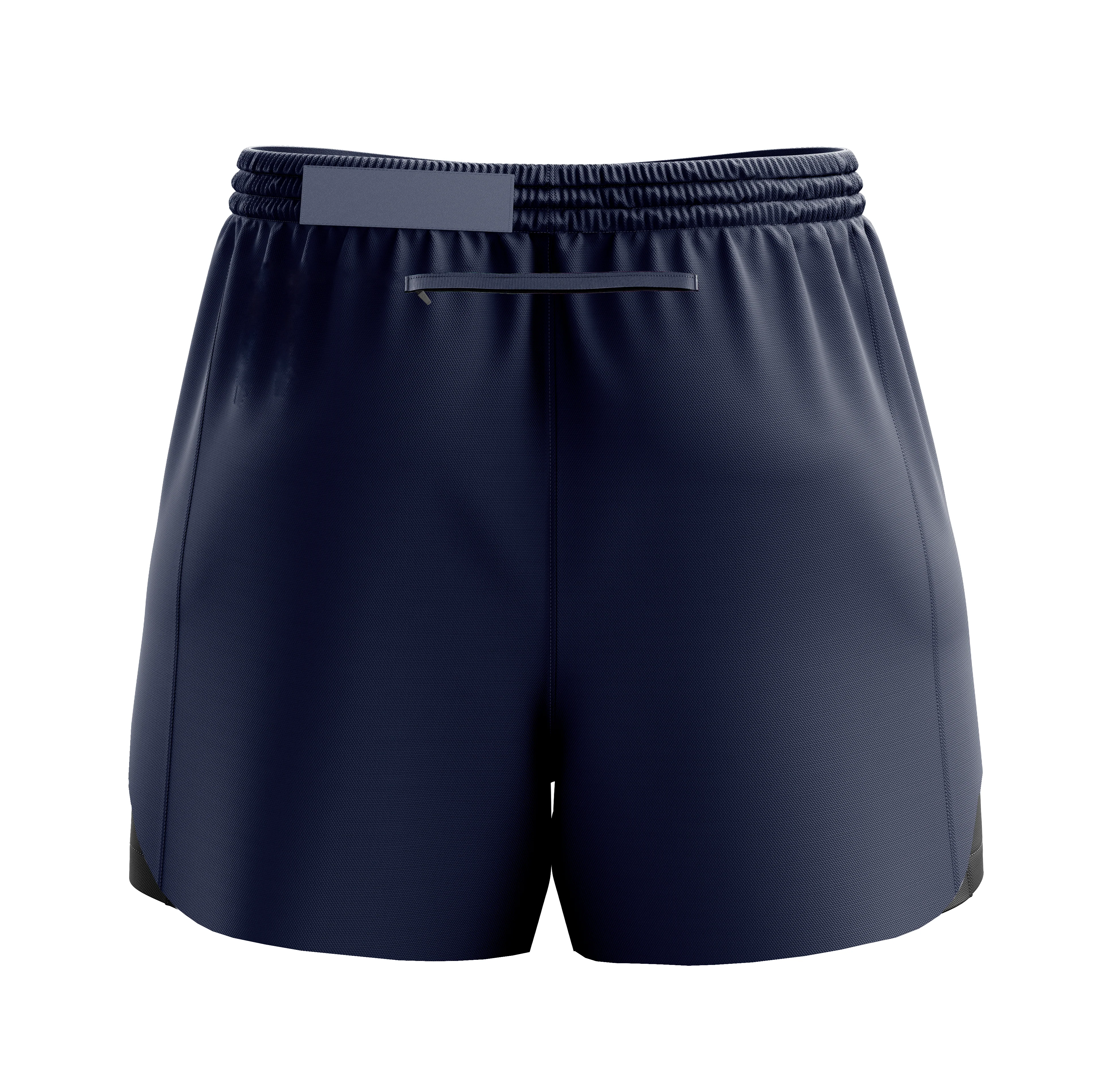 ''Basic b*tch'' navy blue classic shorts - Image 9