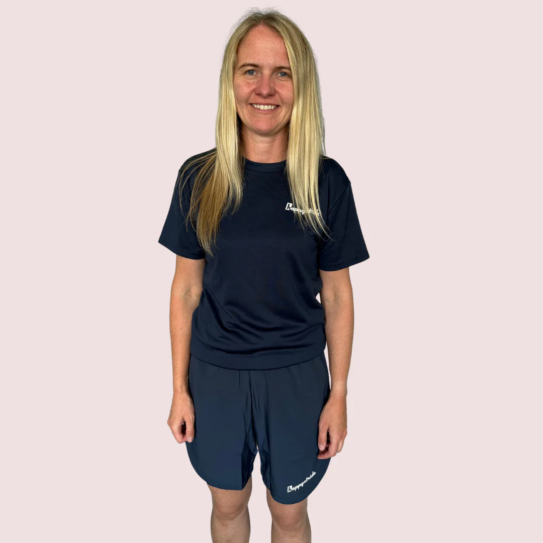 ''Basic b*tch'' navy blue classic t-shirt - Image 4