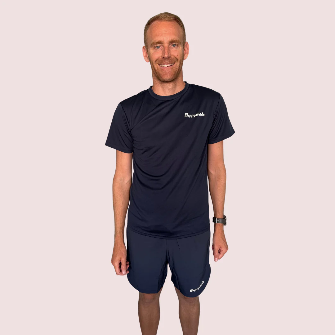 'Basic b*tch'' navy blue fitness shorts (7") - Image 6