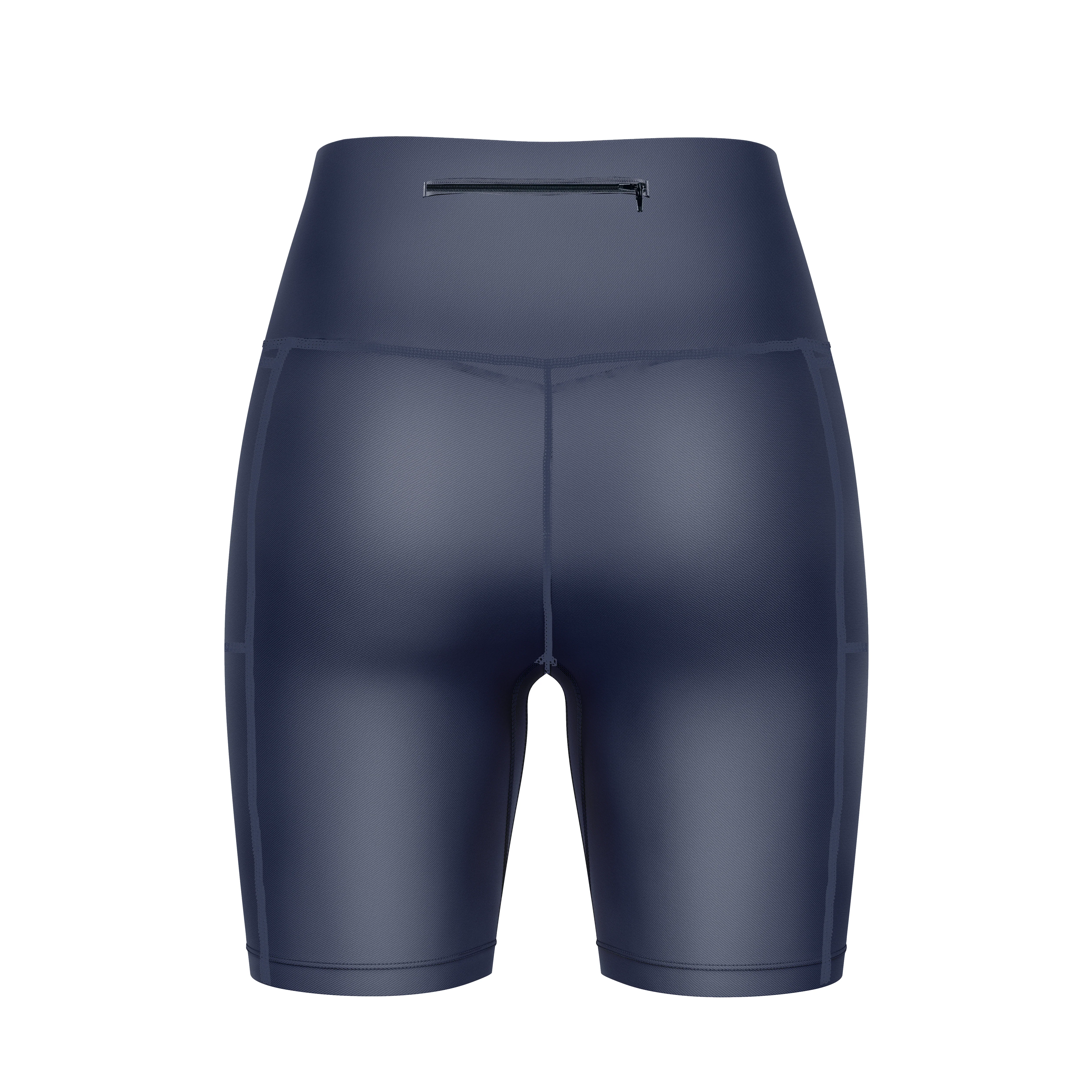 ''Basic b*tch'' navy blue fitted shorts - Image 8