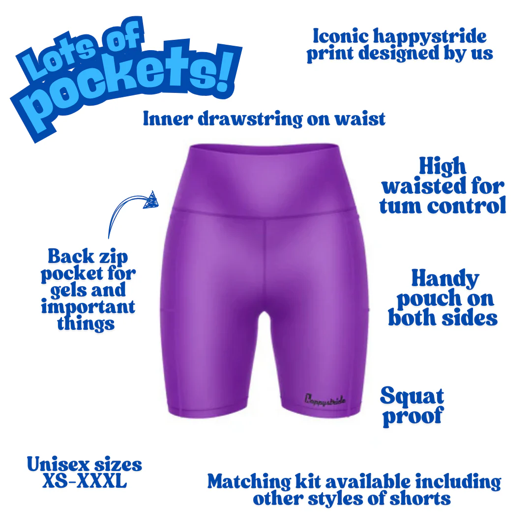 ''Basic b*tch'' purple fitted shorts - Image 2