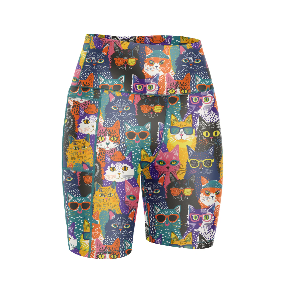 ''Meow meow'' fitted shorts - Image 5