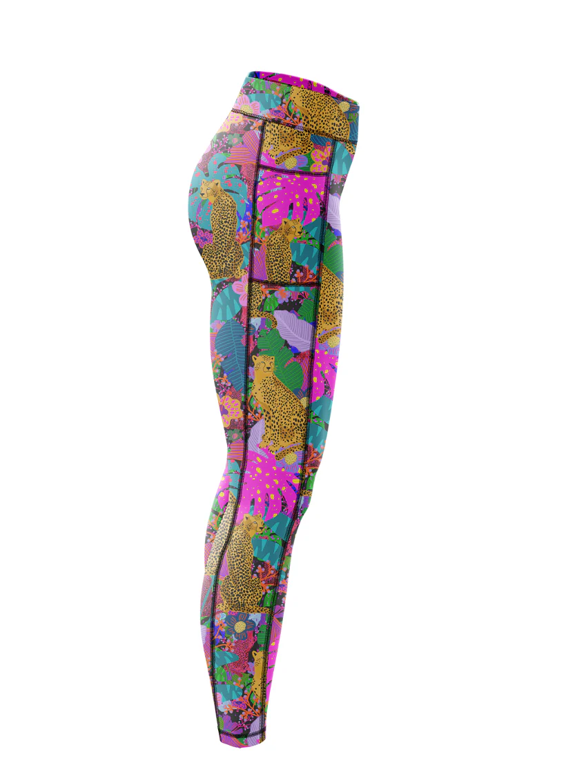 "Cheetahs always win" leggings - Image 4