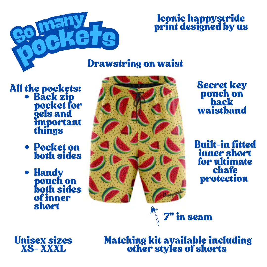 "Fruity booty'' fitness shorts (7") - Image 2