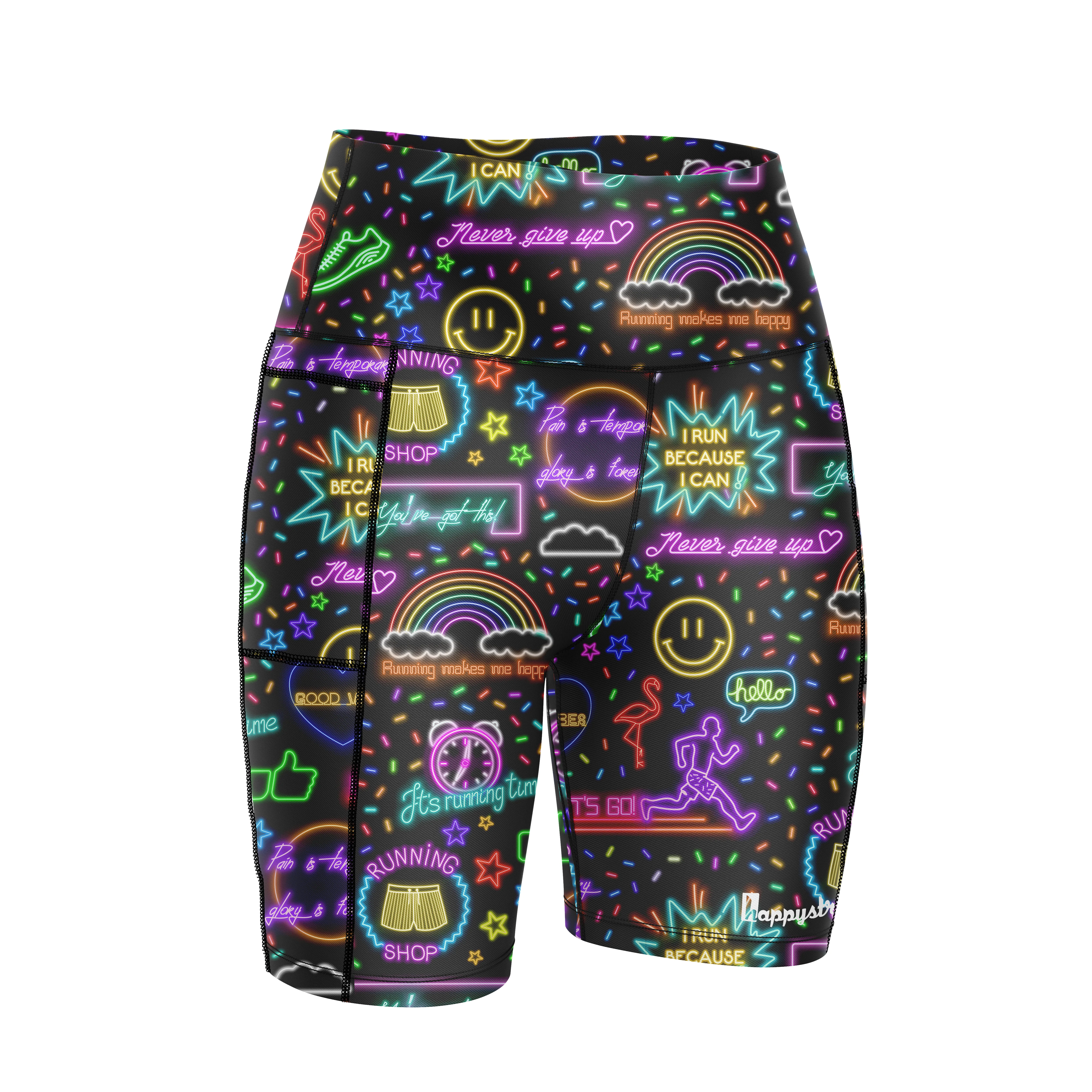 ''Glow & go'' fitted shorts - Image 5