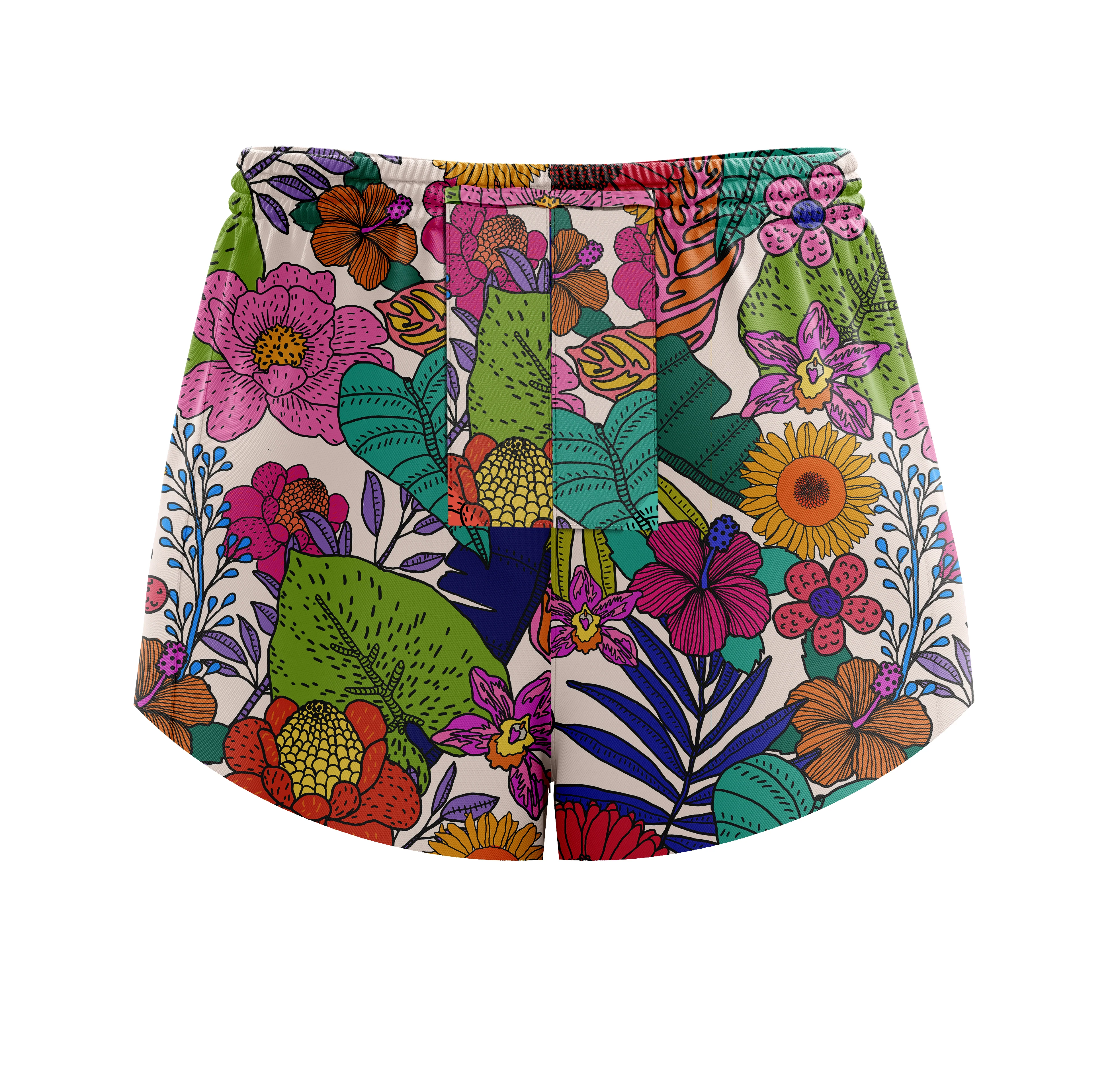 ''I'll bring you flowers'' racer shorts - Image 7