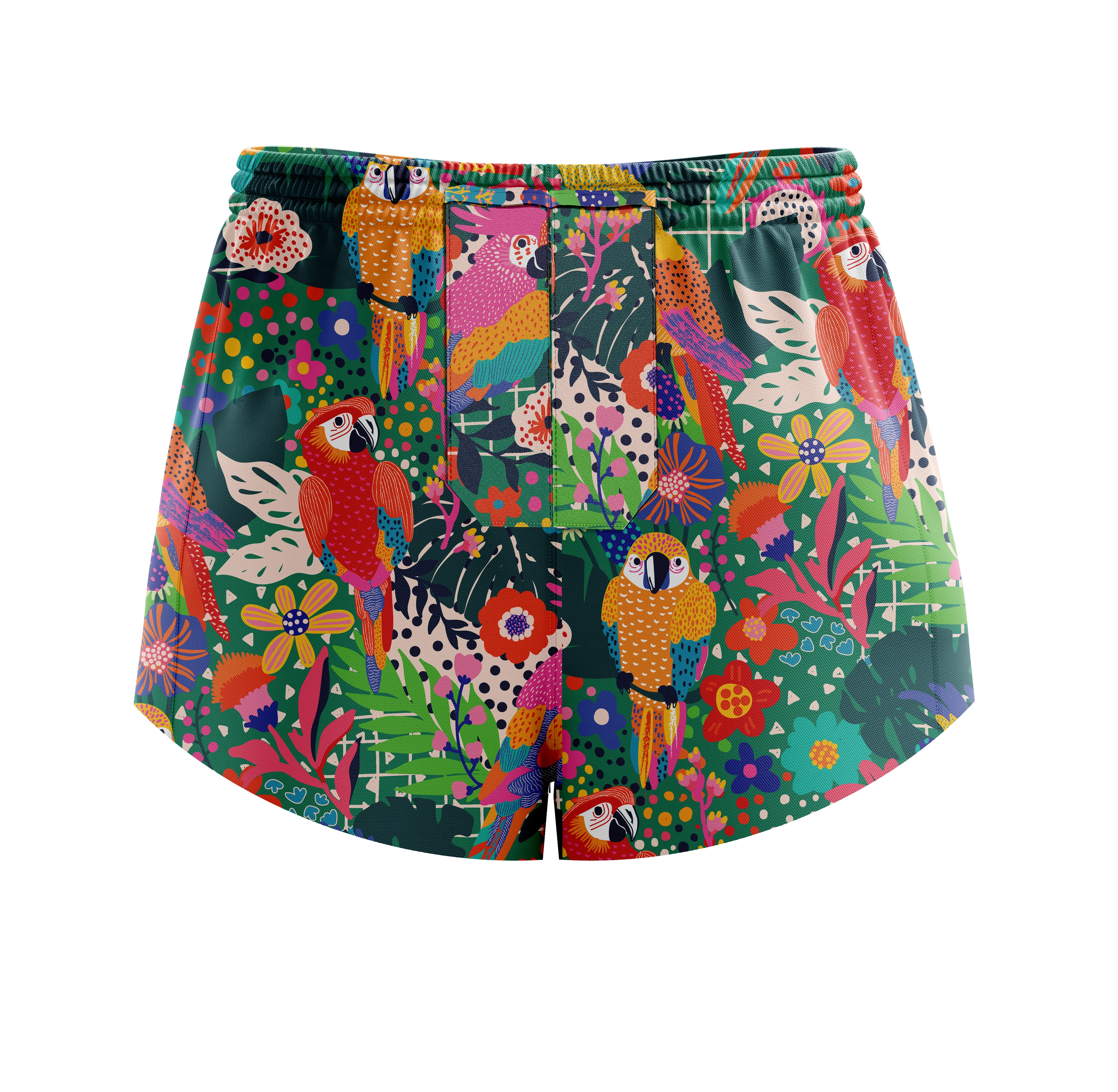 "Jungle jives'' racer shorts - Image 7