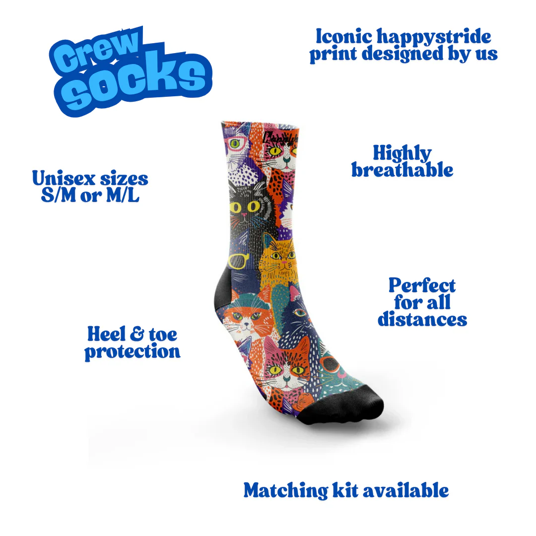 'Meow meow" crew socks - Image 2