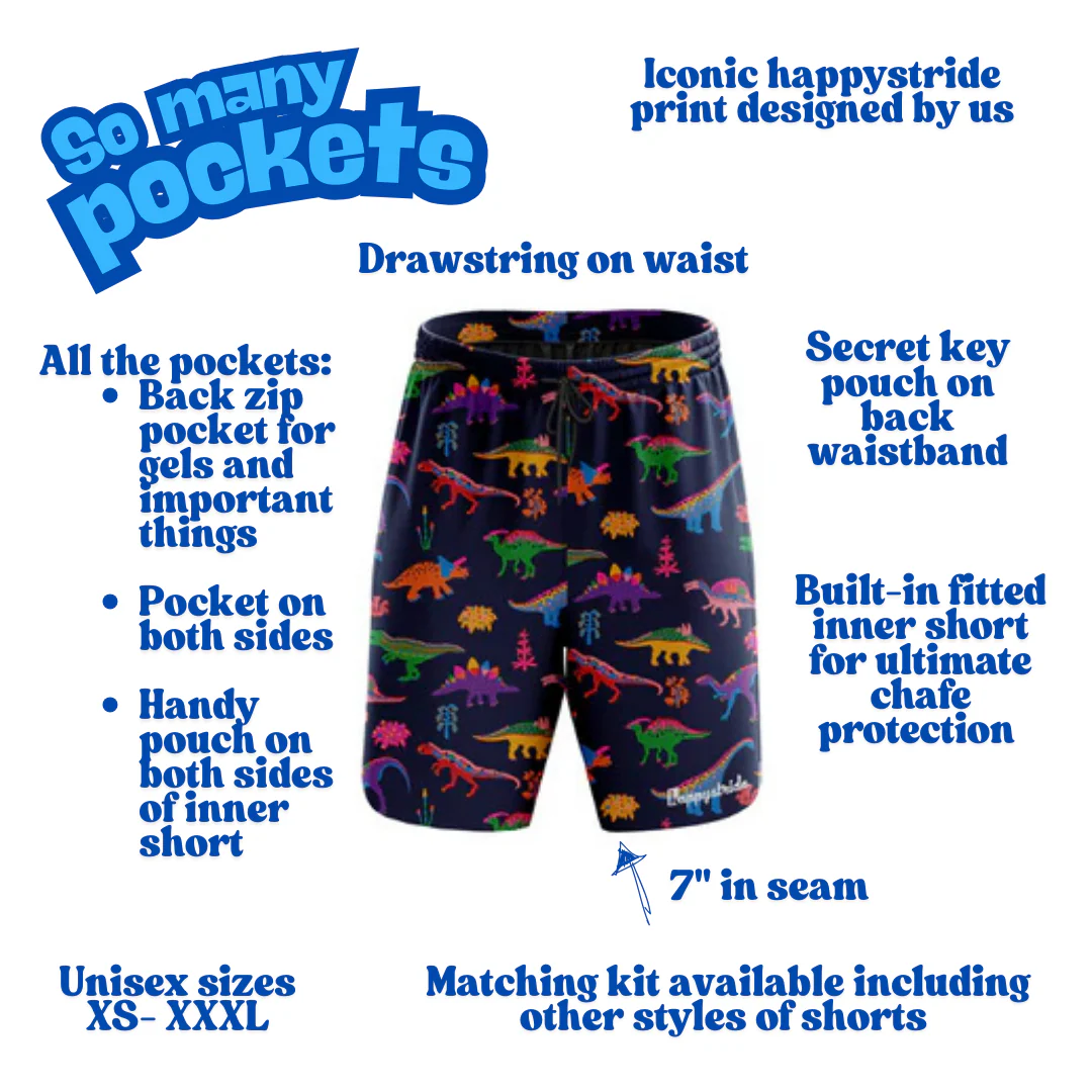 "Mighty dino'' fitness shorts (7") - Image 2