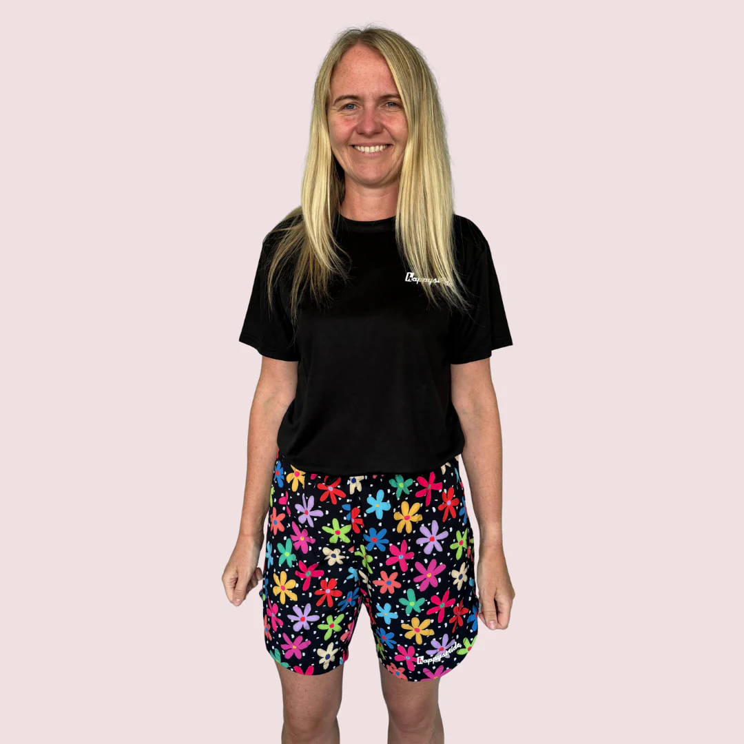 "Pretty petal" fitness shorts (7") - Image 5