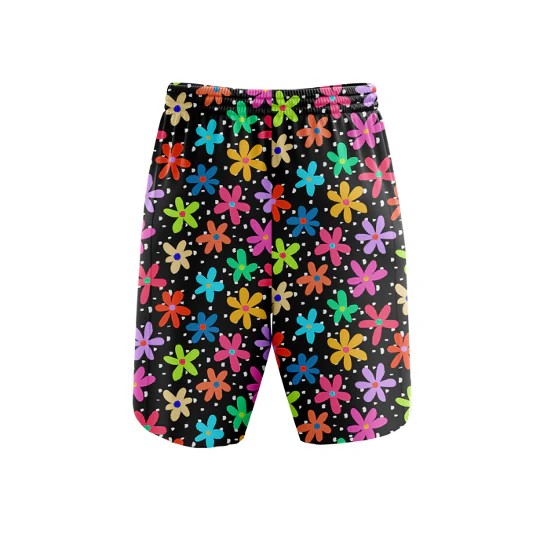 "Pretty petal" fitness shorts (7") - Image 8