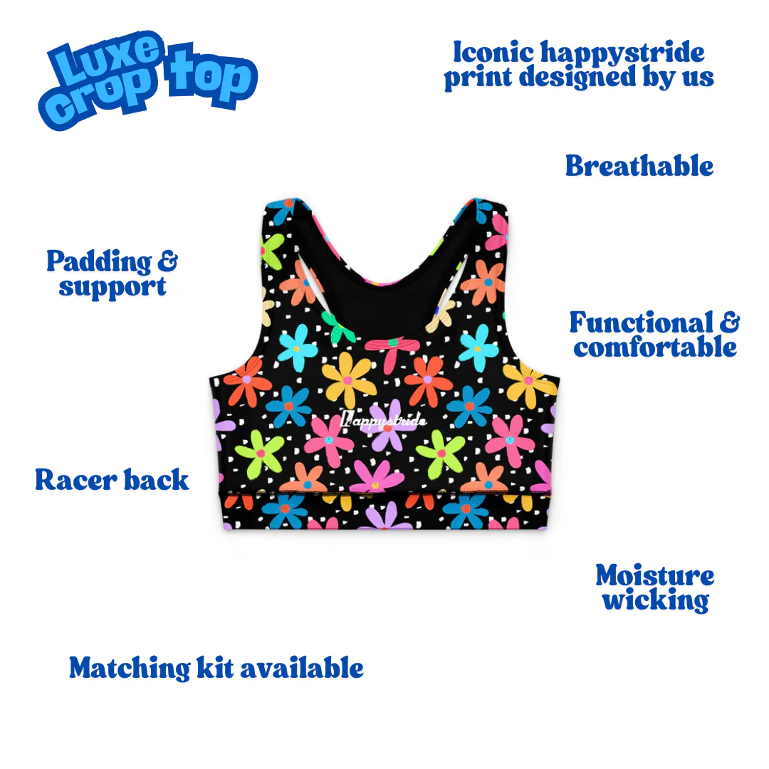 "Pretty petal'' luxe crop top - Image 2