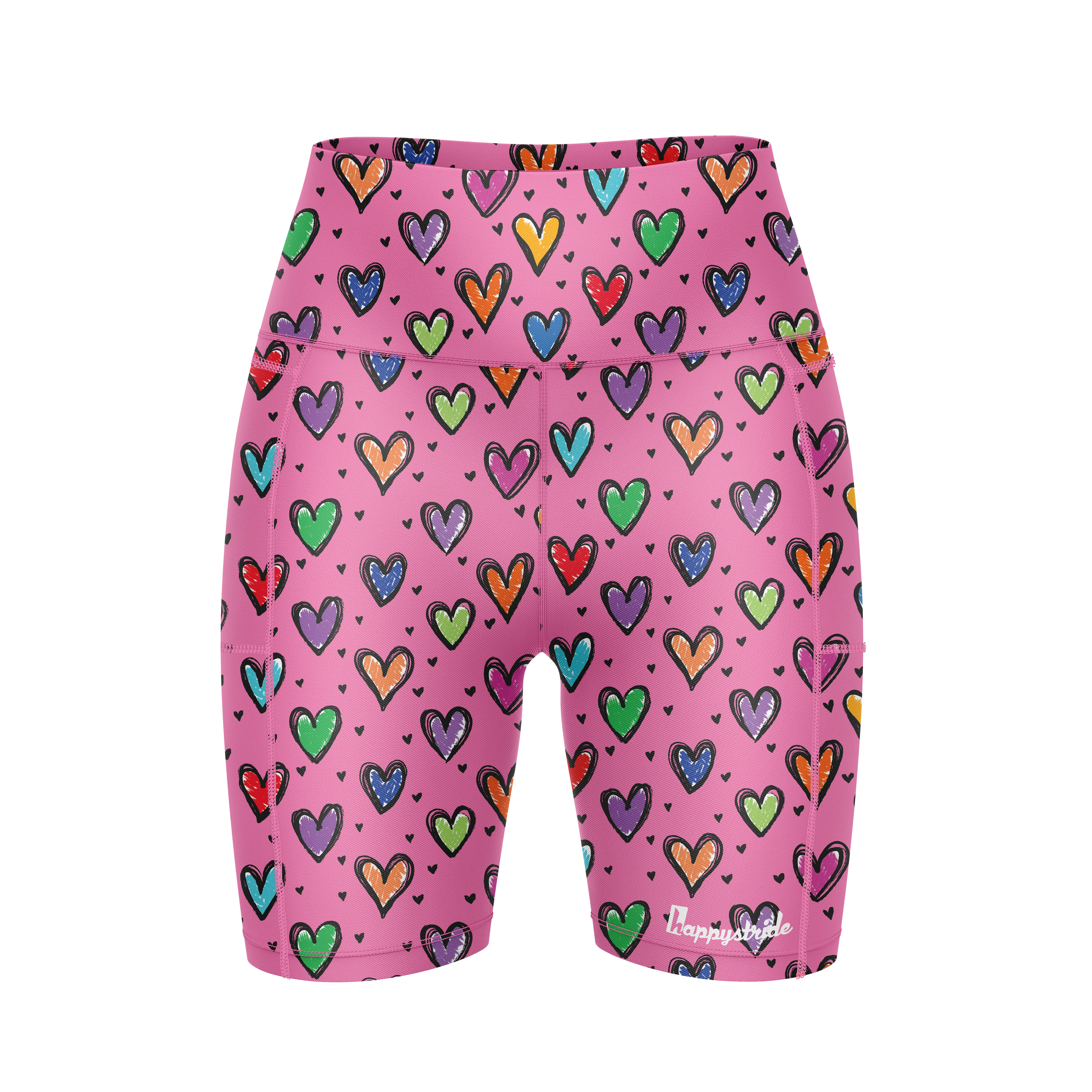 "Smartie Hearties' fitted shorts