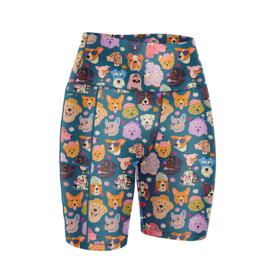 Who let the dogs out fitted shorts - Image 3